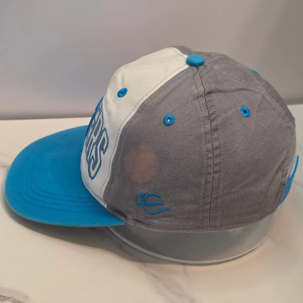 Tulsa Drillers OC Sports MiLB Snapback Hat Grey White Blue Youth Baseball Cap